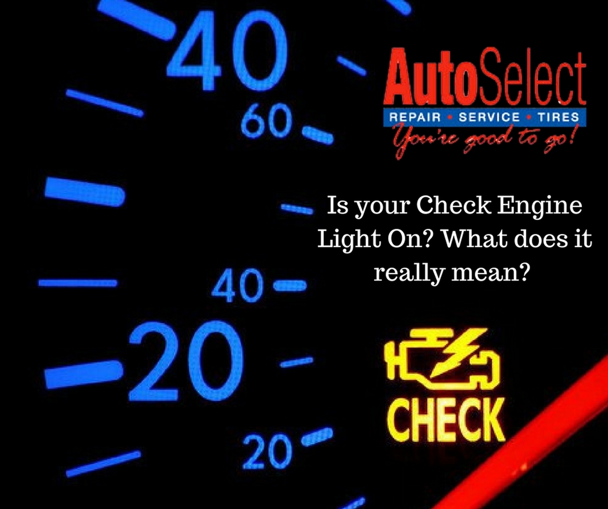 why does my check engine light goes on and off