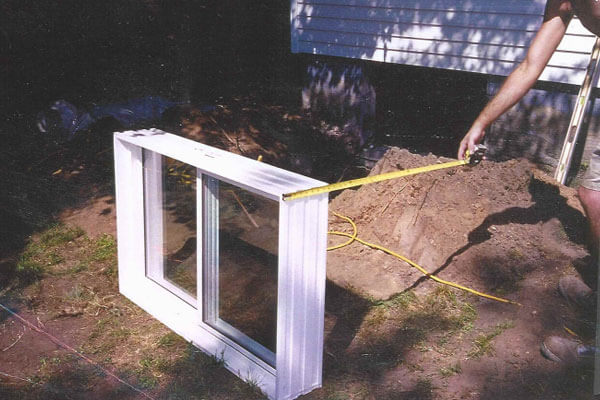 Basement Window Install