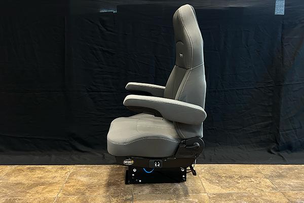 Legacy Silver Tuff Cloth Truck Seat Left Side
