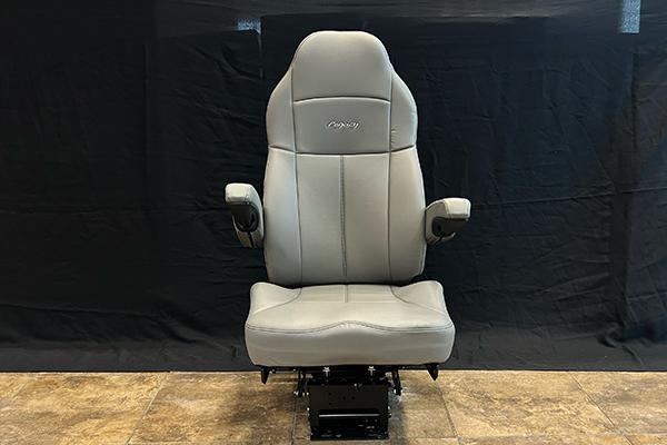 Legacy Silver DuraLeather™ Truck Seat Front
