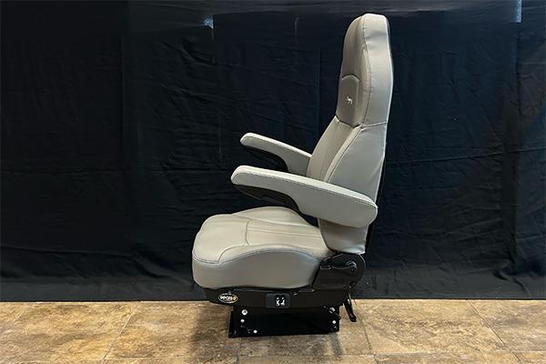 Legacy Silver DuraLeather™ Truck Seat Left Side