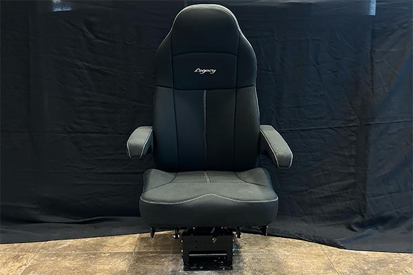 Legacy Silver Tuff Cloth Truck Seat Front