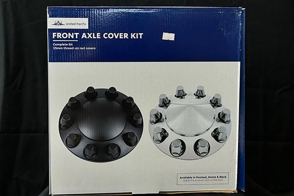 Chrome Dome Front Axle Cover With 33mm Standard Thread-On Nut Cover 