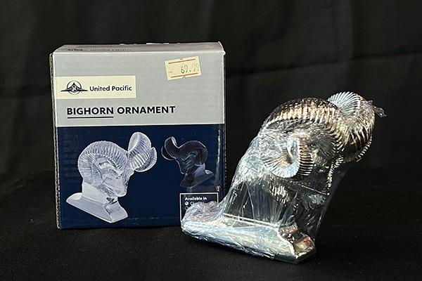 Bighorn Die Cast Hood Ornament - Chrome 
