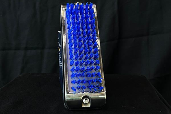Stainless Steel Blue Brush Shoe/Boot Scraper 
