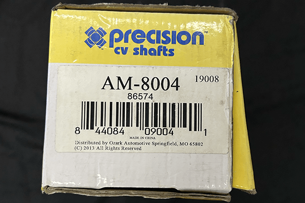 Precision CV Axle Shaft 