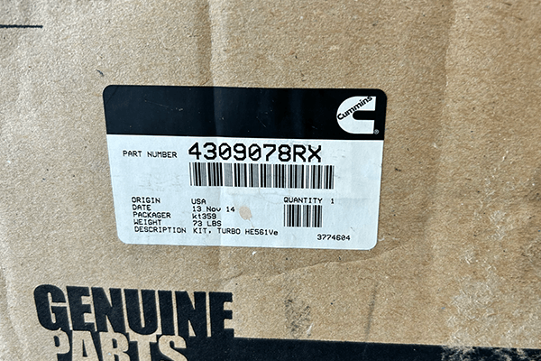 Cummins Turbocharger HE561Ve with kit 