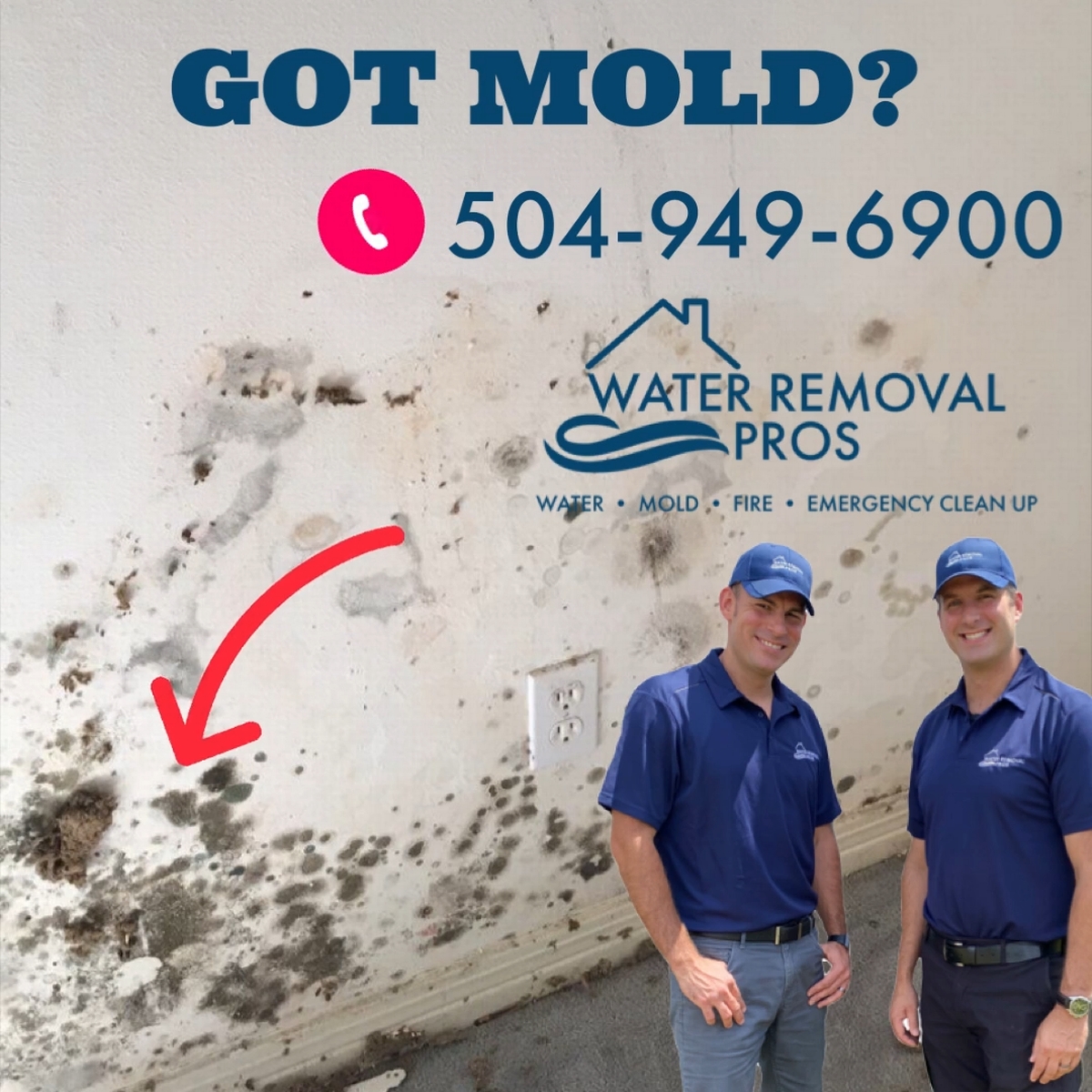 From Water damage to Mold - Hurricane IDA aftermath New Orleans Louisiana
