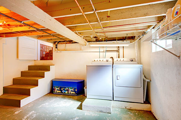 Refinished basement with no more mold or midew smells Odor removal Colorado Springs, CO
