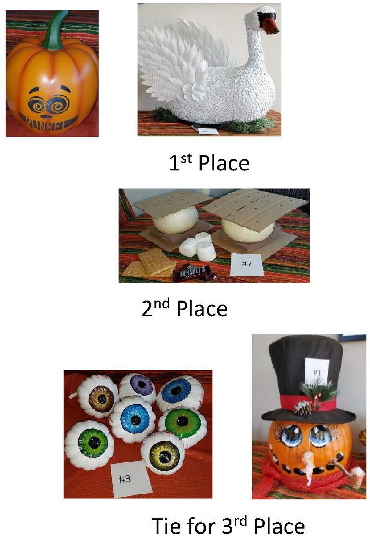 Pumpkin Contest Winners