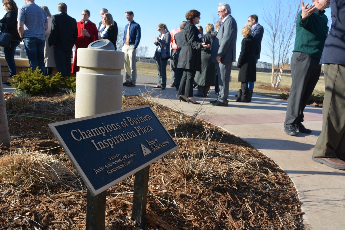 Junior Achievement - Champions of Business Inspiration Plaza