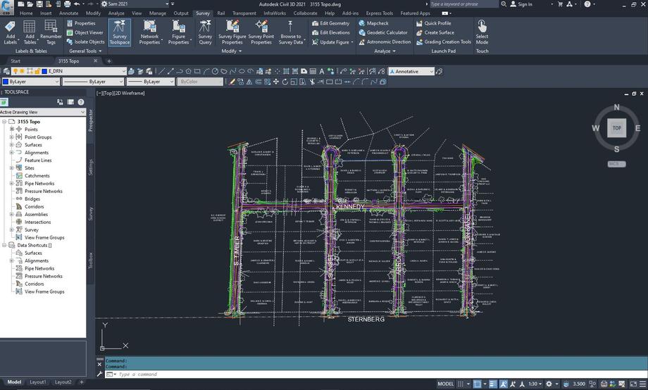 Municipal Roadway Project Riverside Land Surveying LLC