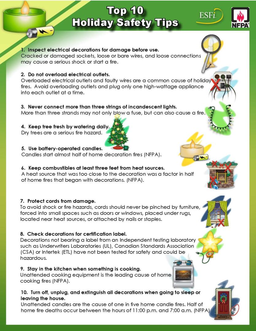 Top 10 Holiday Safety Tips