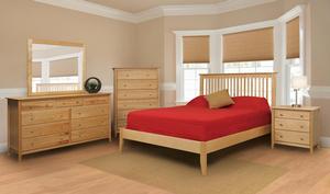Stratford Slat Bed in Birch Color #10