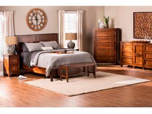 Taylor J Storage Bed in Cherry Color #16