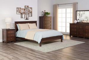 Taylor J Platform Bed in Poplar #23