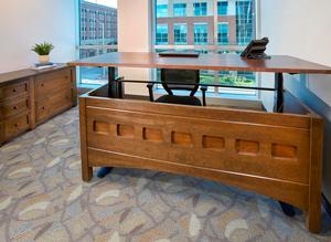 Standing Solid Wood Desk