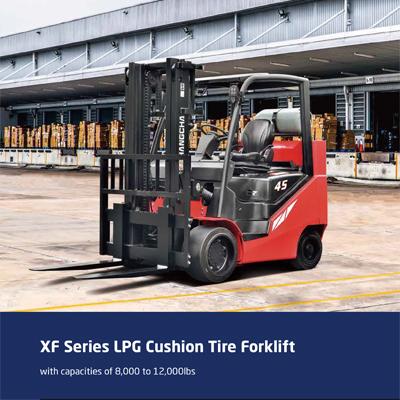 XF Series LPG Cushion Tire Forklift Brochure Featured Image