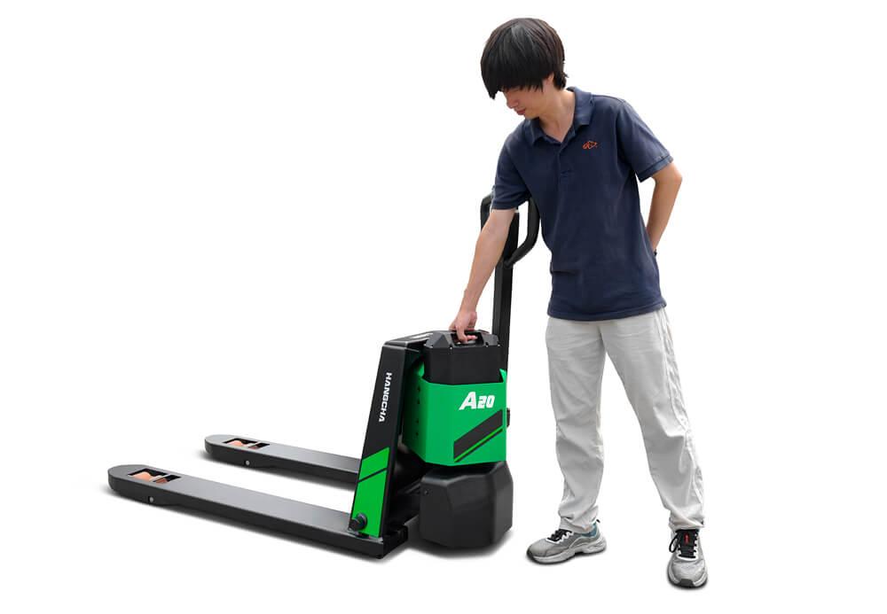 A Series Electric Lithium-ion Light Duty Walkie Pallet Jack