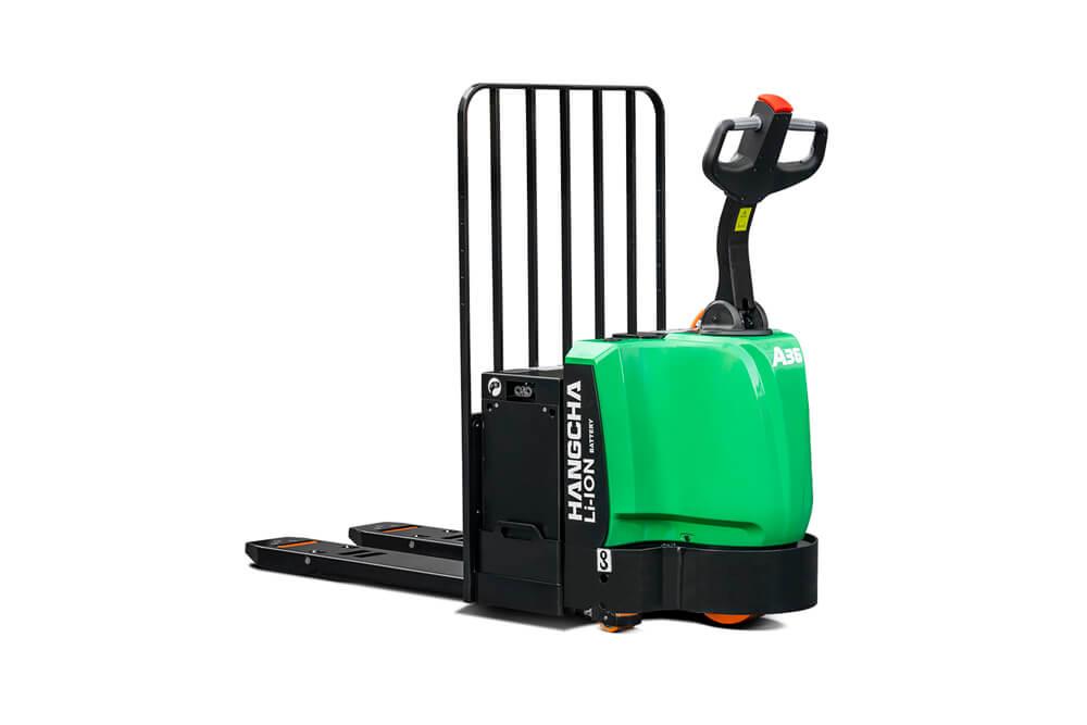 A Series Electric Lithium-ion Walkie Pallet Jack 6,000lbs