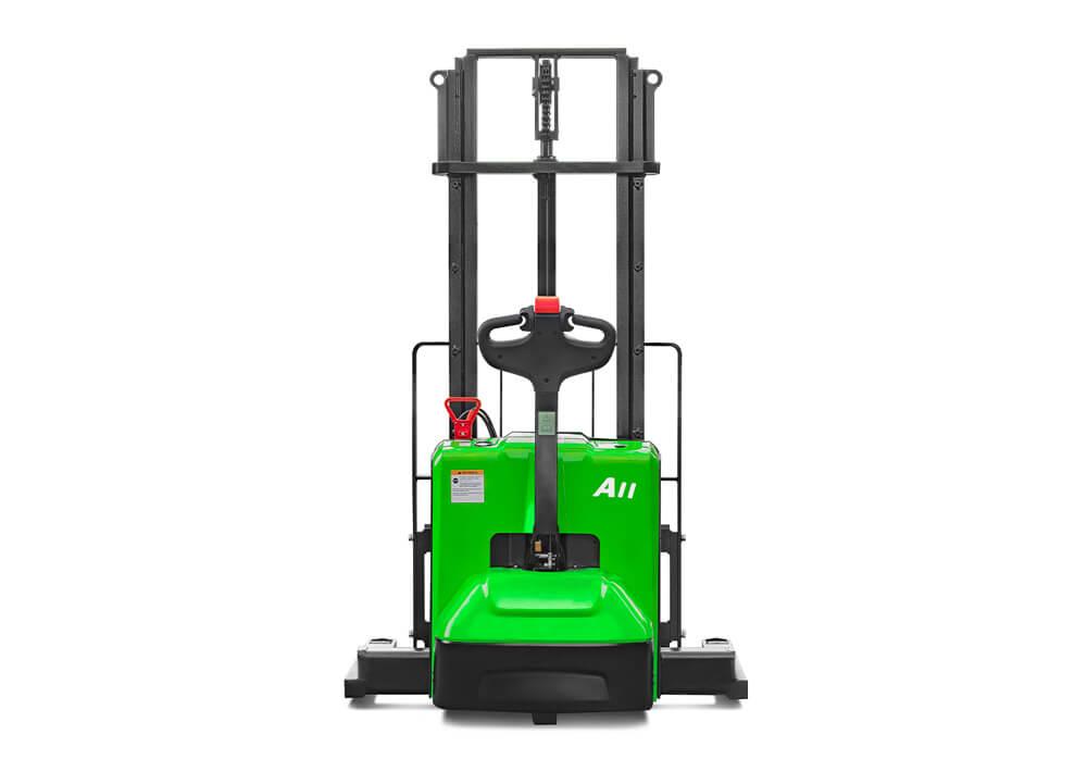 A Series Electric Lithium-ion Walkie Straddle Stacker