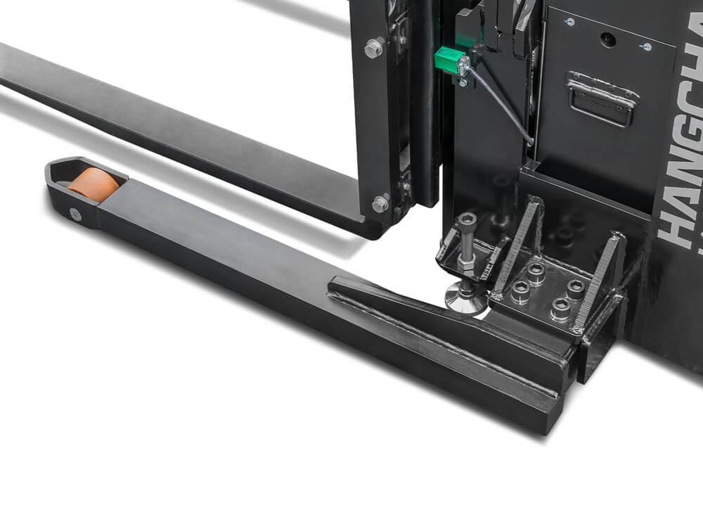 A Series Electric Lithium-ion Walkie Straddle Stacker
