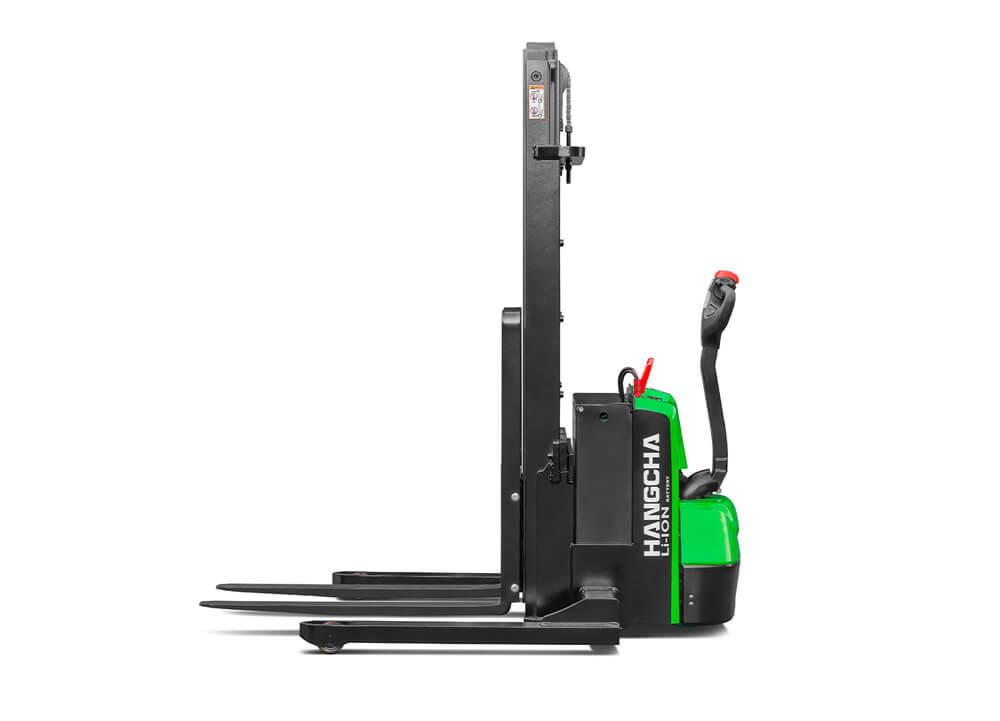 A Series Electric Lithium-ion Walkie Straddle Stacker