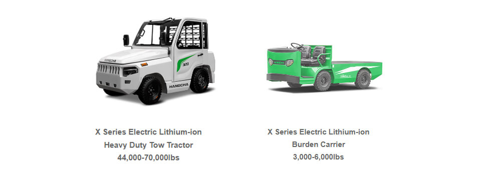 Material Handling Tow Tractor X Series Equipment