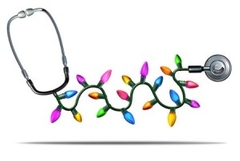 A festive use for medical supplies