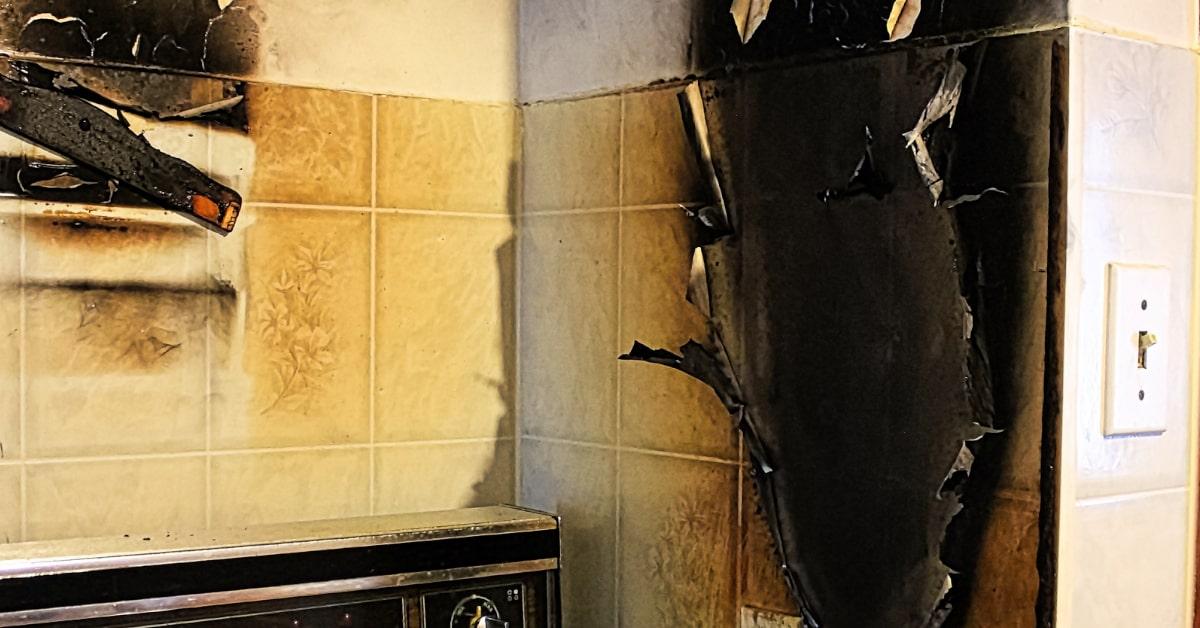 Kitchen Fire Damage