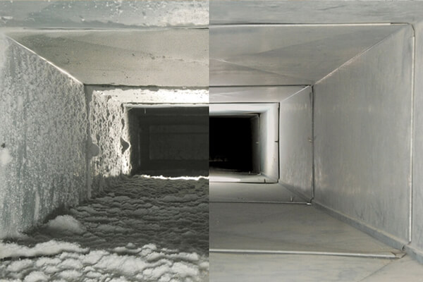 Dirty VS Clean Air Duct Air Duct Vent and Dryer Duct Cleaning in Wausau, WI