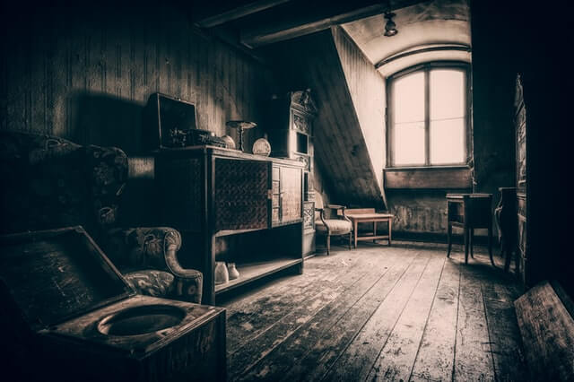 An old attic.