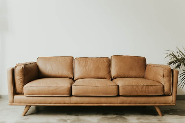 Your leather furniture can be saved if you dry it out properly. A leather couch.