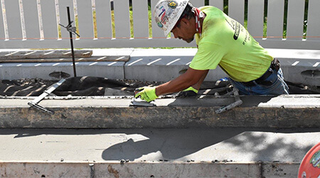 Concrete Curb Construction