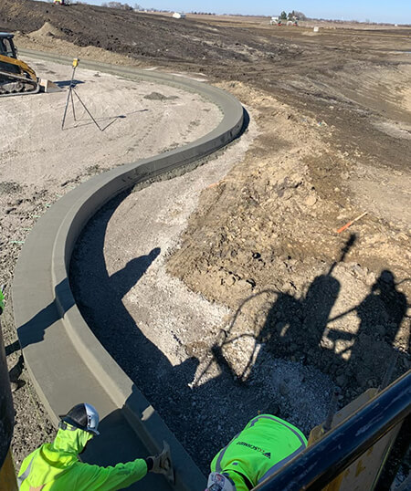 Concrete Curb Construction